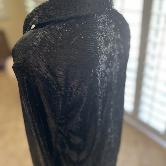 🌟🌟Current Air Black Sequin Women's Top - Picture 5 of 5
